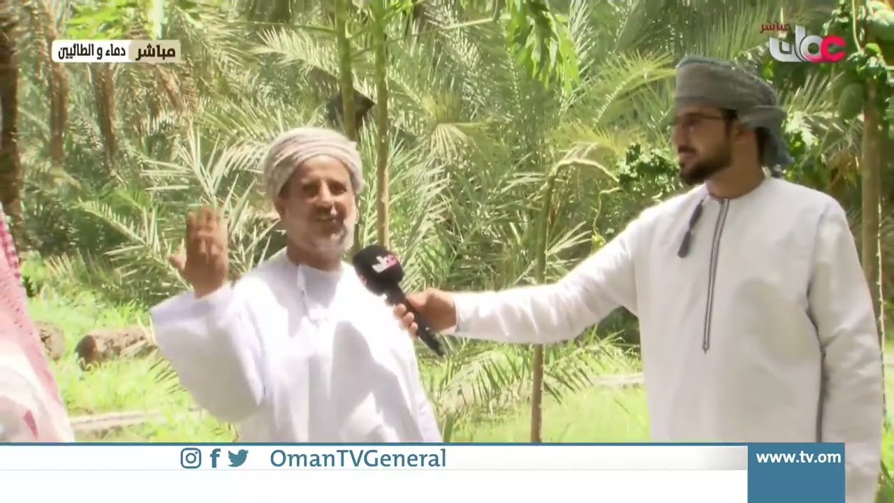 ربط مباشر من دماء والطائيين بمحافظة شمال الشرقية للحديث حول تباشير القيظ بولاية دماء والطائيين