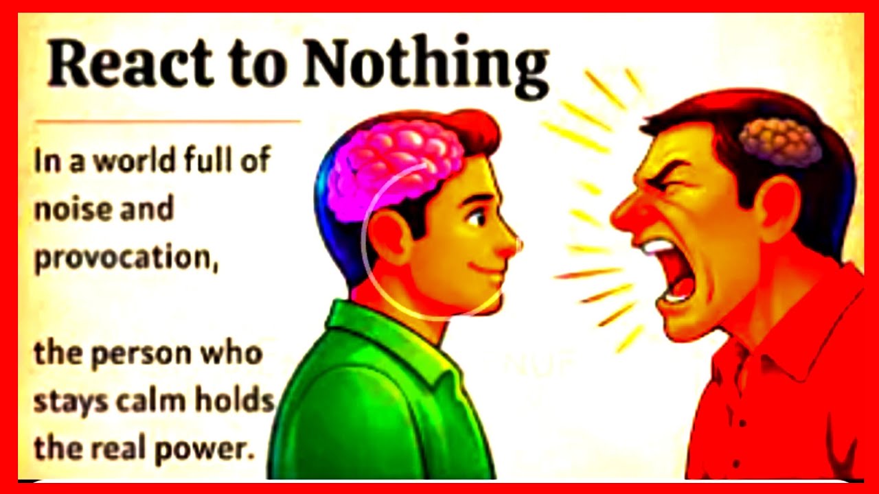 React to Nothing - Learn to Act If Nothing Bothers You || Improve Your English Fluency 