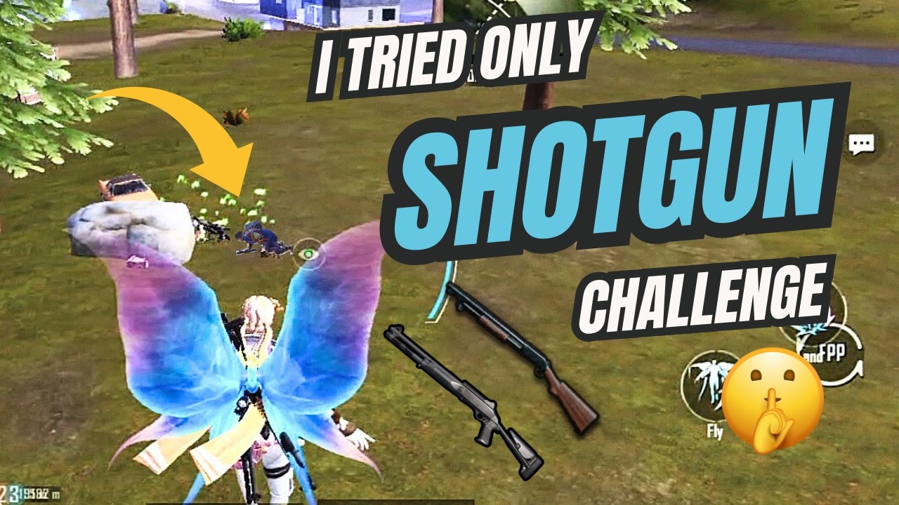 Only Shotgun Challenge 😈 Close Range Tabahi | BGMI Gameplay 🔥