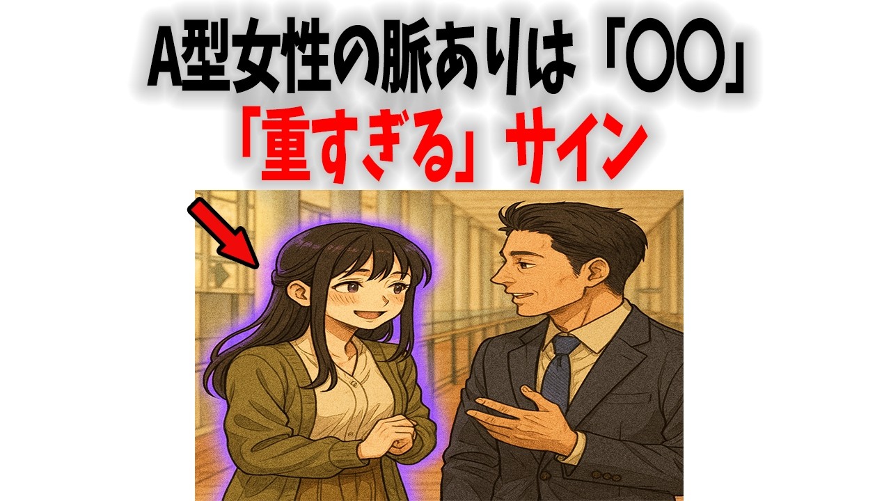 【9割が勘違い】A型女性の脈ありサイン7選をプロが徹底暴露