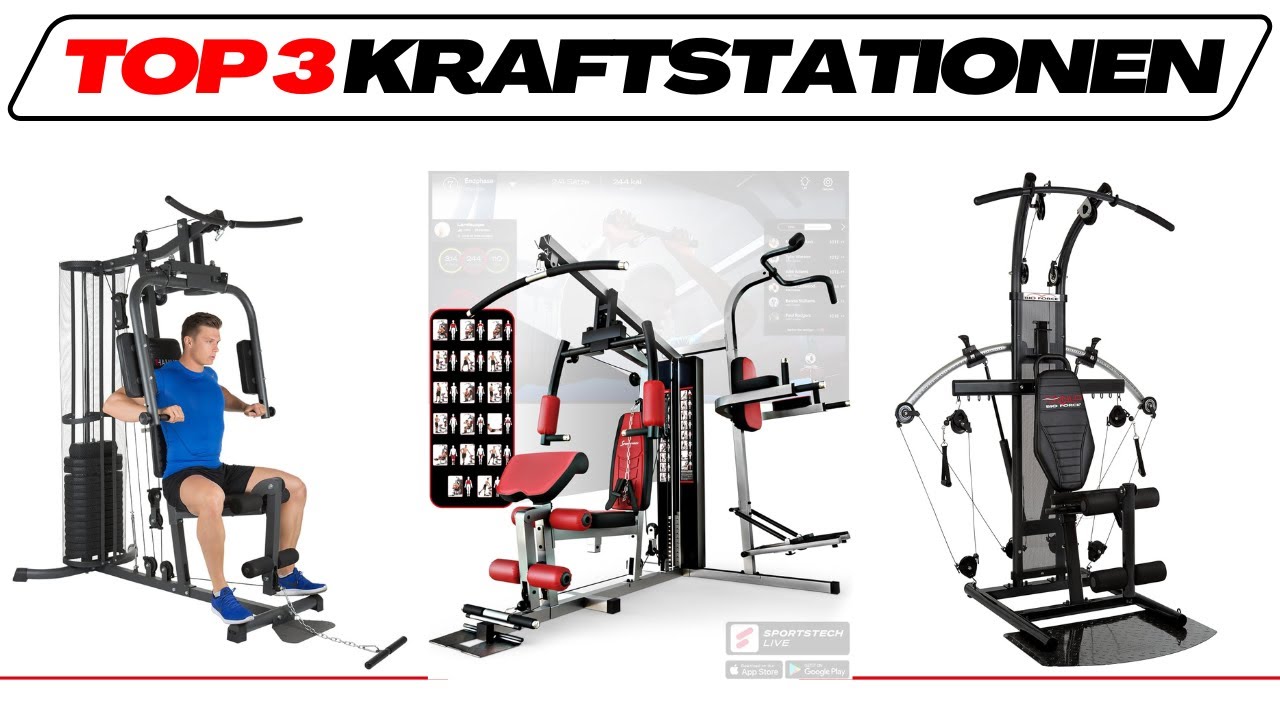 Beste Kraftstationen im Test Vergleich (TOP 3) 🥇 Fitnessstationen-Testsieger im Vergleich