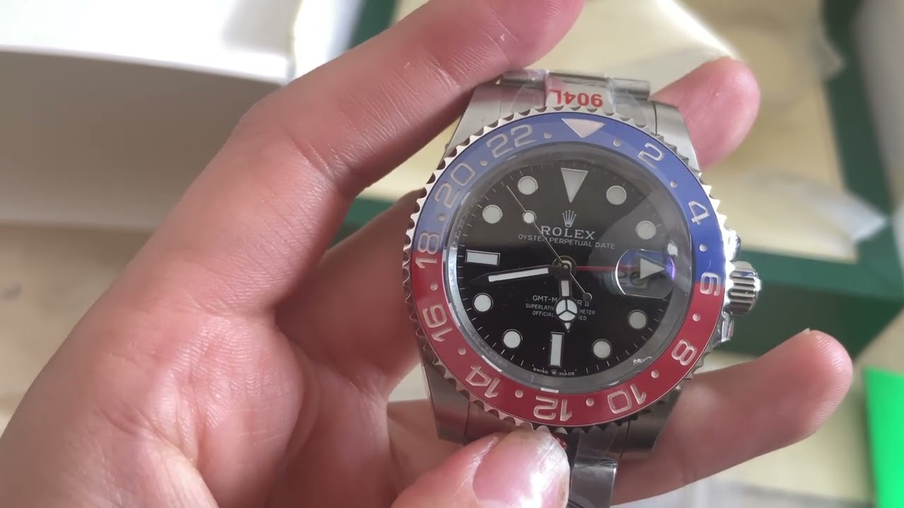 Unboxing Review Rolex GMT-Master Pepsi 16750 Stainless Steel Men’s Watch 40MM on 2025