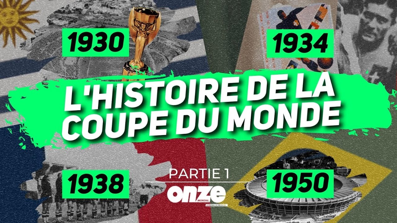 L'histoire de la Coupe du Monde de football ! Partie 1 (1930, 1934, 1938, 1950) !