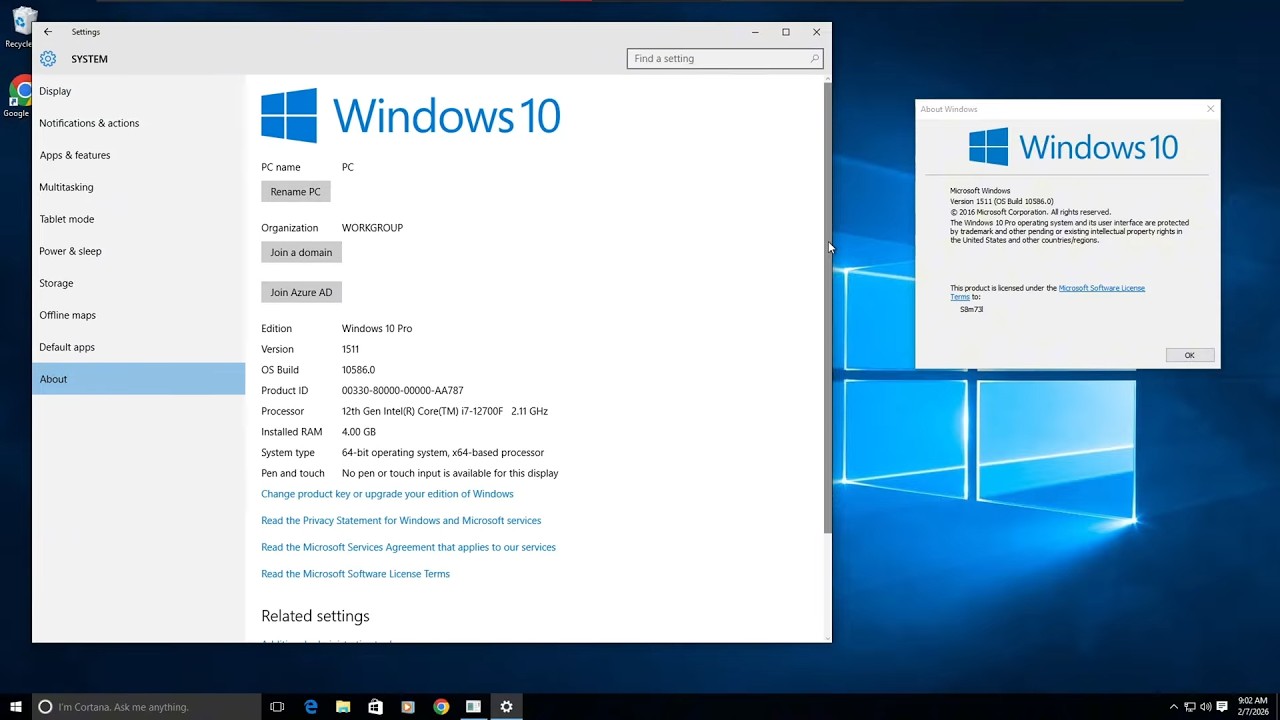 Upgrading to Windows 10 Build 1511