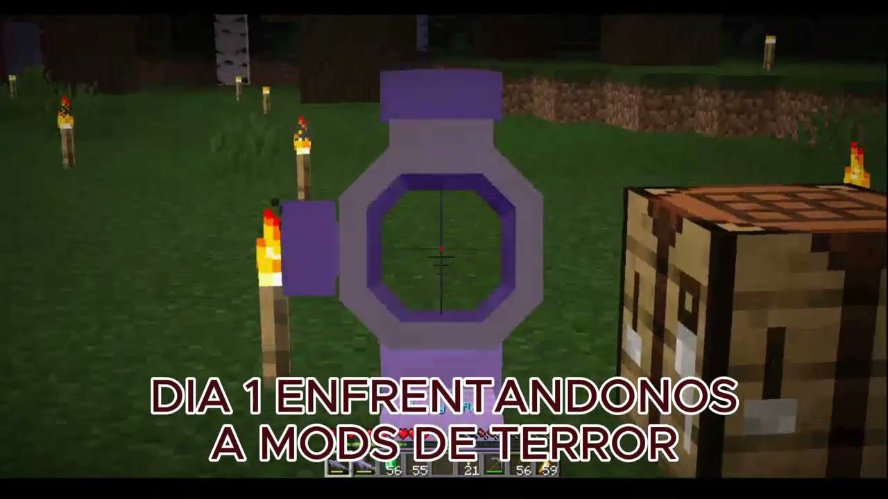 Minecraft con mods de terror #1