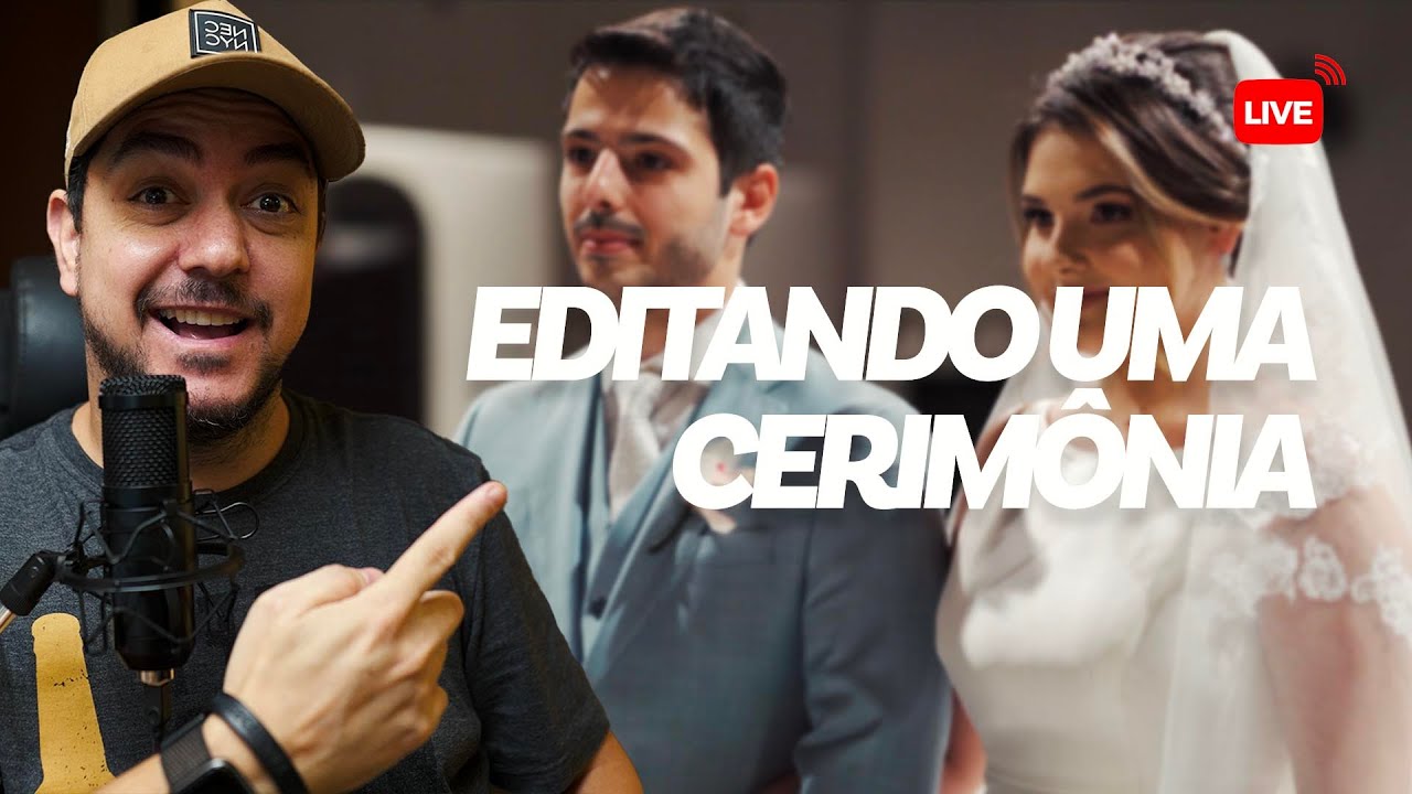 Editando uma cerimônia de casamento