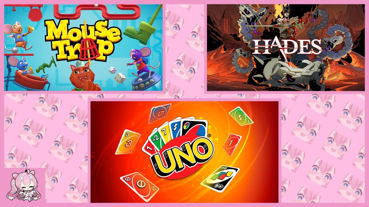 Chibidoki Livestream | Mouse Trap, UNO and Hades