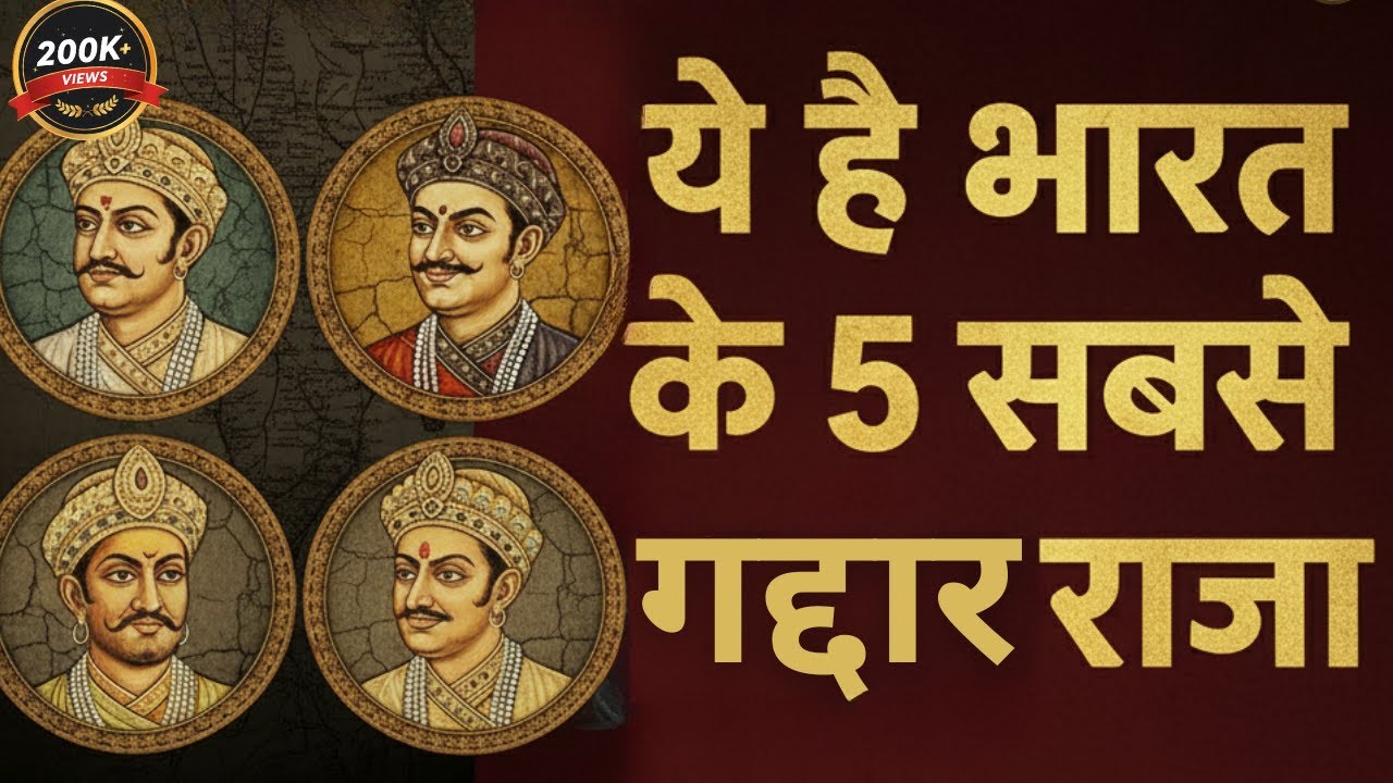 भारत के पांच सबसे गद्दार राजा😡, जिनके कारण इतिहास बर्बाद हो गया😰 |Indian History |जानिए सबके बारे मे
