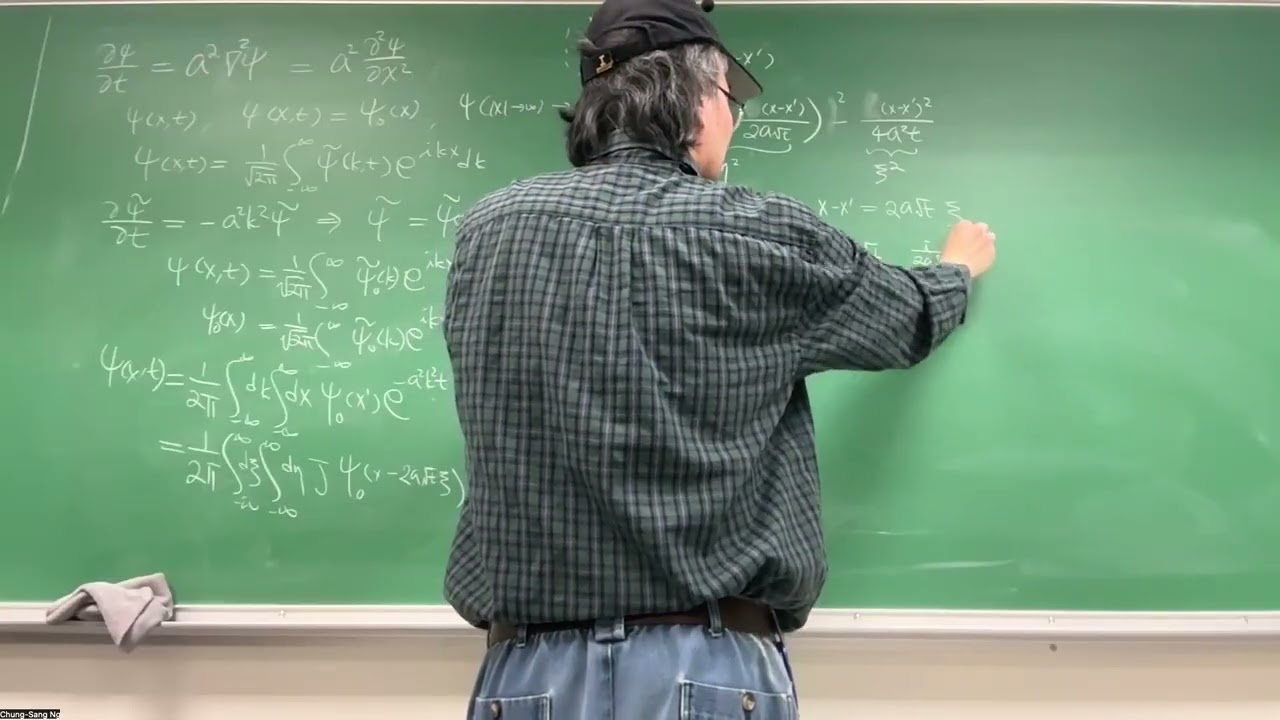Arfken Section 9.7 Alternate Solutions for the 1D Diffusion Equation