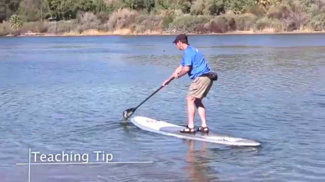 How to teach paddleboarding: Cross Nose Draw