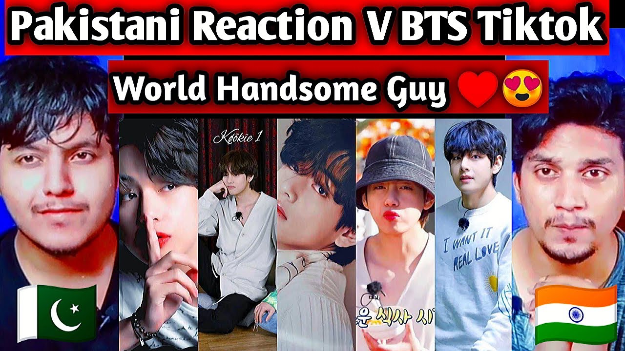 Pakistani reacts to Kim Taehyung 💜|| BTS V 🥰 Tiktok Mix Videos ☺️||💜💜💜 Dab Reaction