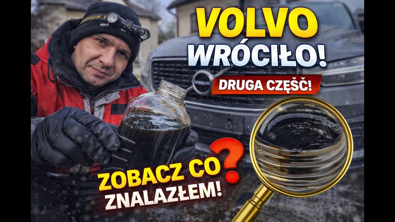Volvo XC60 oględziny po naprawie ciśnienia oleju, Wada Fabryczna Usunięta