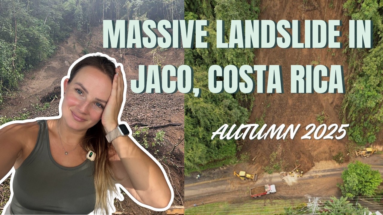 The Craziest Landslide in Jaco, Costa Rica | November 2025