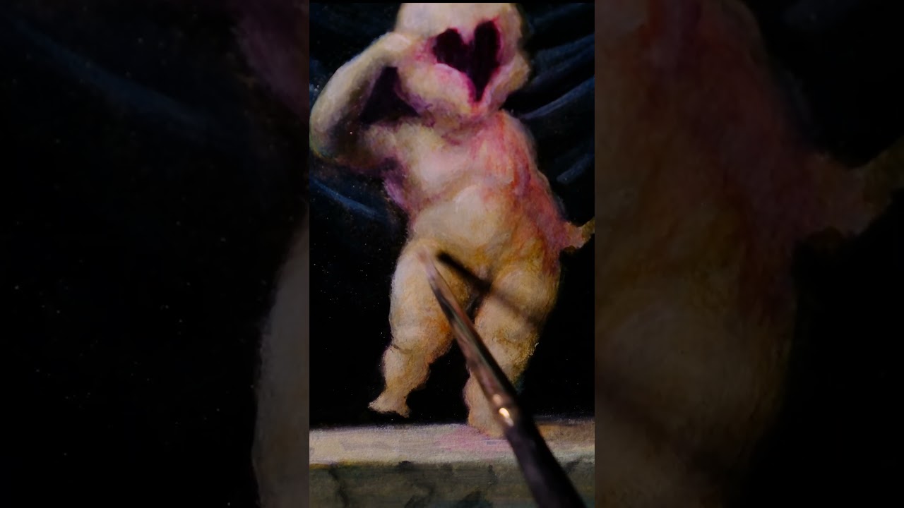 Little Cupid Painting #artist #myart