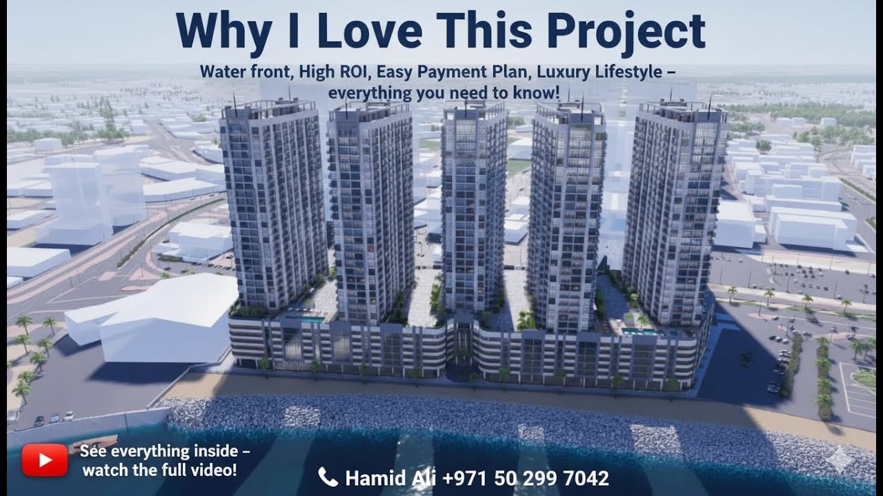 🌊 Why Invest & Live in Creek Tower Ajman!