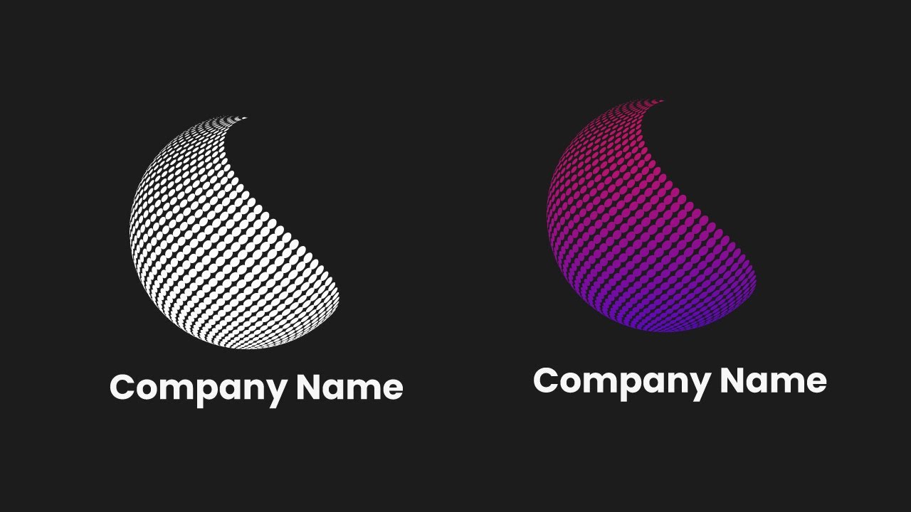 3D Halftone Effect Logo in Adobe Illustrator   Very Easy Tips & Tricks For Experts & Beginners