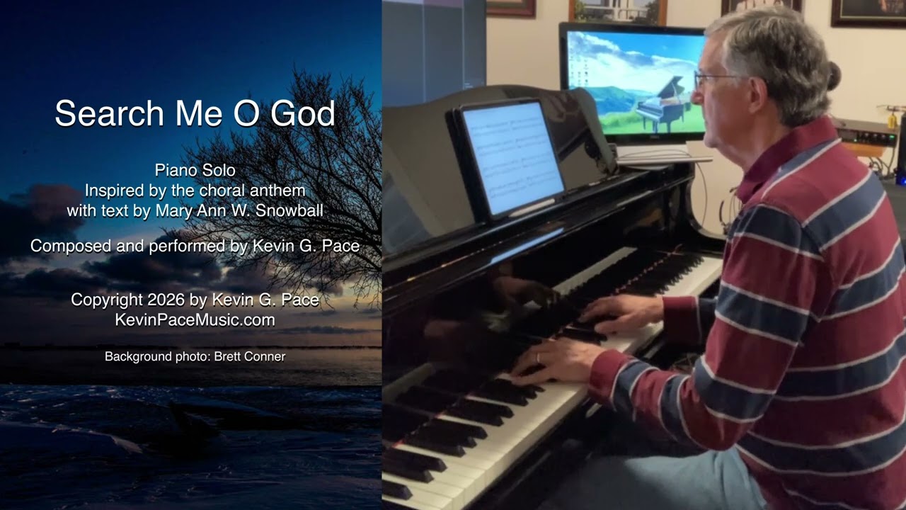 Search Me O God, piano solo