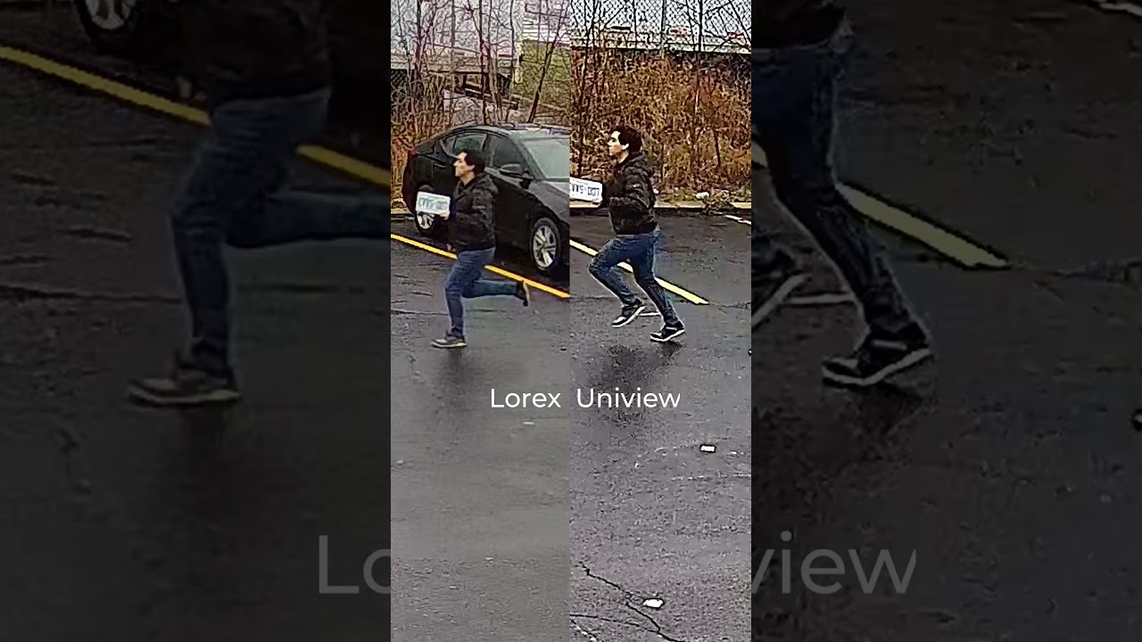 Lorex vs Uniview 8MP Turret - Image Quality (day & night) #shorts #homesecurity #securitycamera