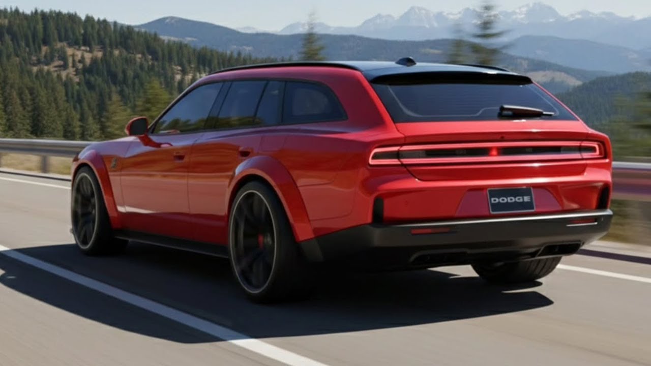 Новый универсал Dodge Charger 2027 года &mdash; первый взгляд.
