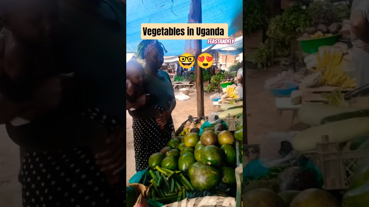 Local market in Uganda 🤓 #localmarket #vegetables #didyouknow