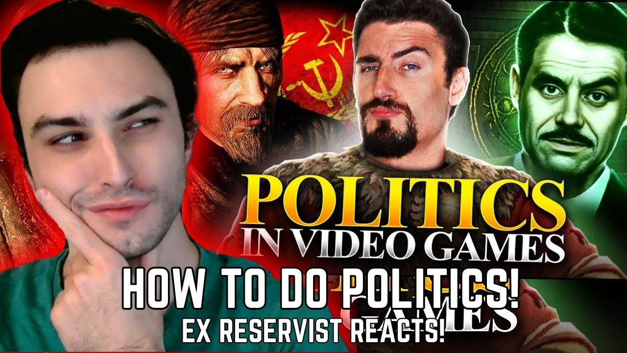 Politics in Video Games - EX RESERVIST REACTS! (The Act Man!)