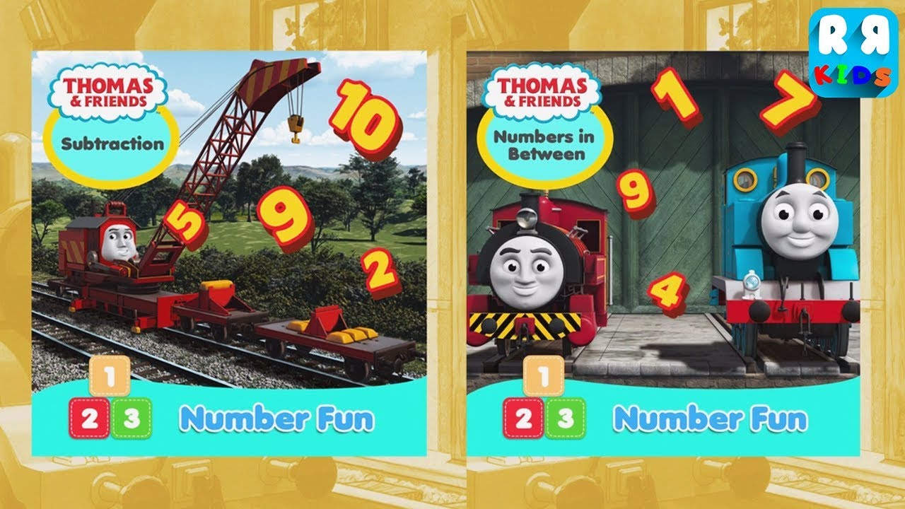 Play Number Fun Substraction and Number in Between - Thomas & Friends: Read & Play