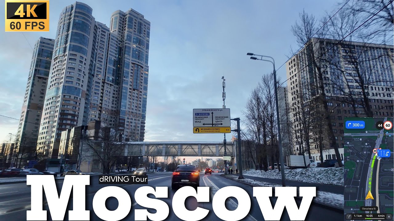 Ep11. Moscow Russia | 4K Driving Tour
