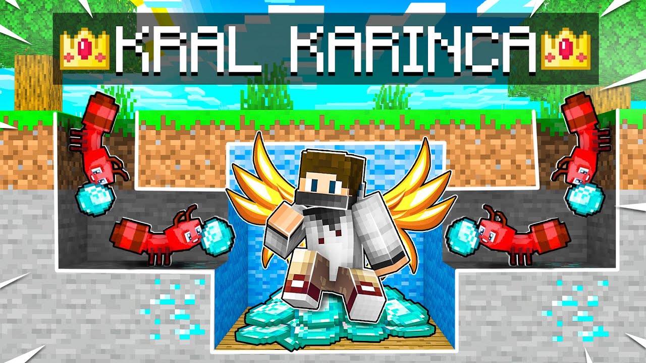 Kral KARINCA olarak Minecraft Oynamak!
