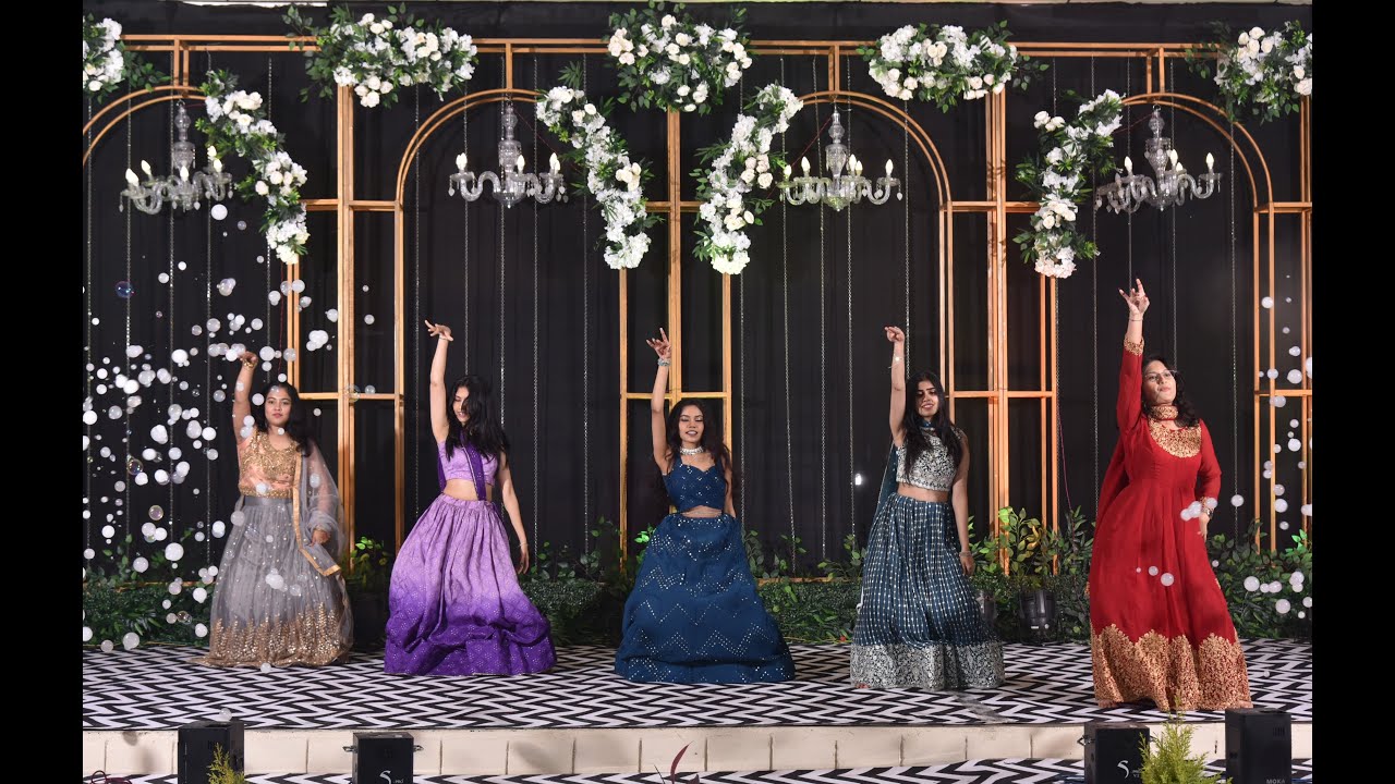 BRIDE GROOM SANGEET DANCE | Bridesmaids' Performance |