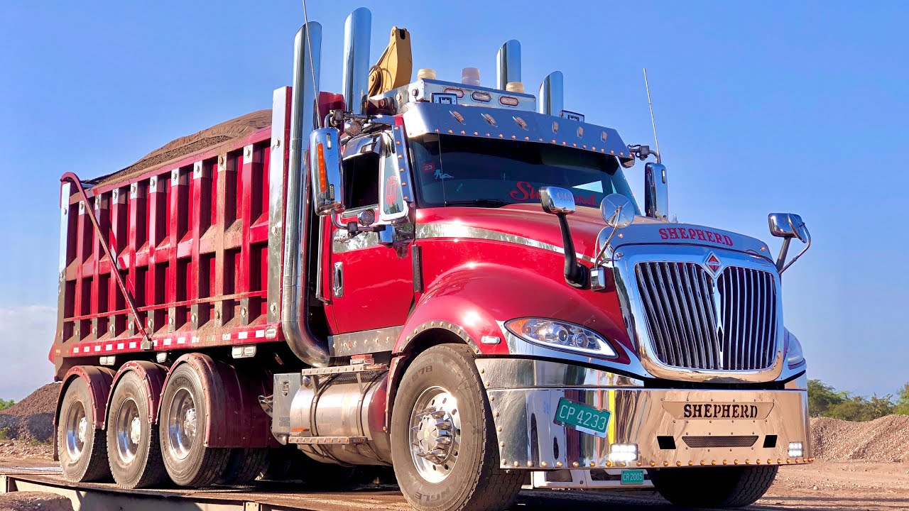 Shepherd's Quad piped Prostar Dump Truck - Trucks of Jamaica -
