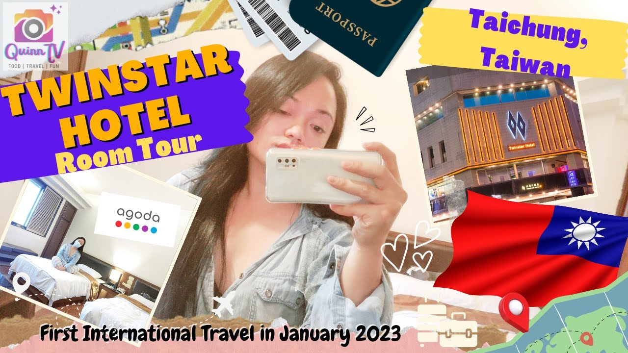 TWINSTAR 4-STAR HOTEL | Room Tour ni Quinn in Taichung, Taiwan 🇹🇼