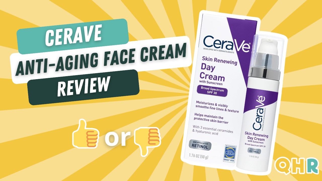 Quick Honest Review of the CeraVe Anti Aging Face Cream SPF 30, Ant-Wrinkle Retinol Cream.