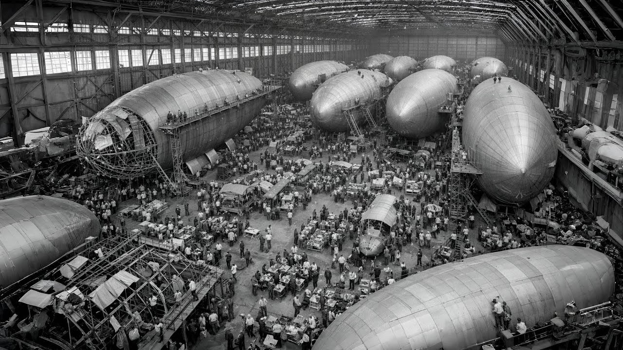 WWII’s Largest Airship Factory: How 5,000 Workers Built 134 Blimps for the US Navy to Hunt U-boats