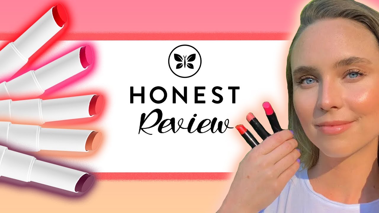 Образцы тонированного бальзама для губ Honest Beauty
