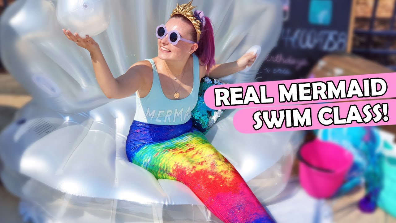 I Took A Real Mermaid Swimming Class!