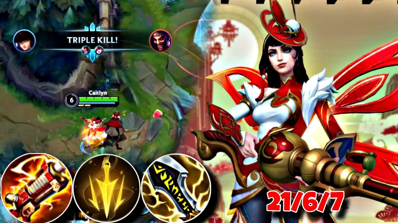 WILD RIFT ADC | IS CAITLYN THE BEST ADC IN PATCH 5.2 D ? |GAMEPLAY| #wildrift #caitlyn