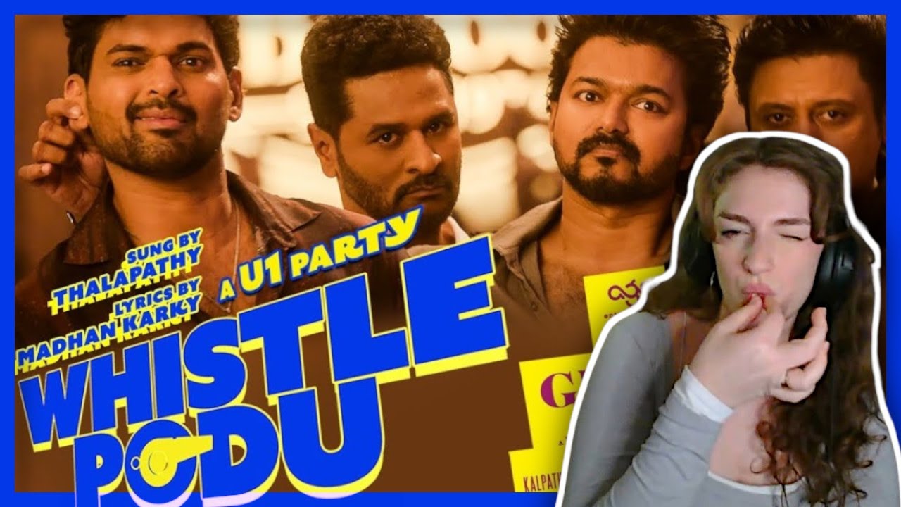Whistle Podu | REACTION | The Greatest Of All Time | Thalapathy Vijay | VP | U1 | AGS