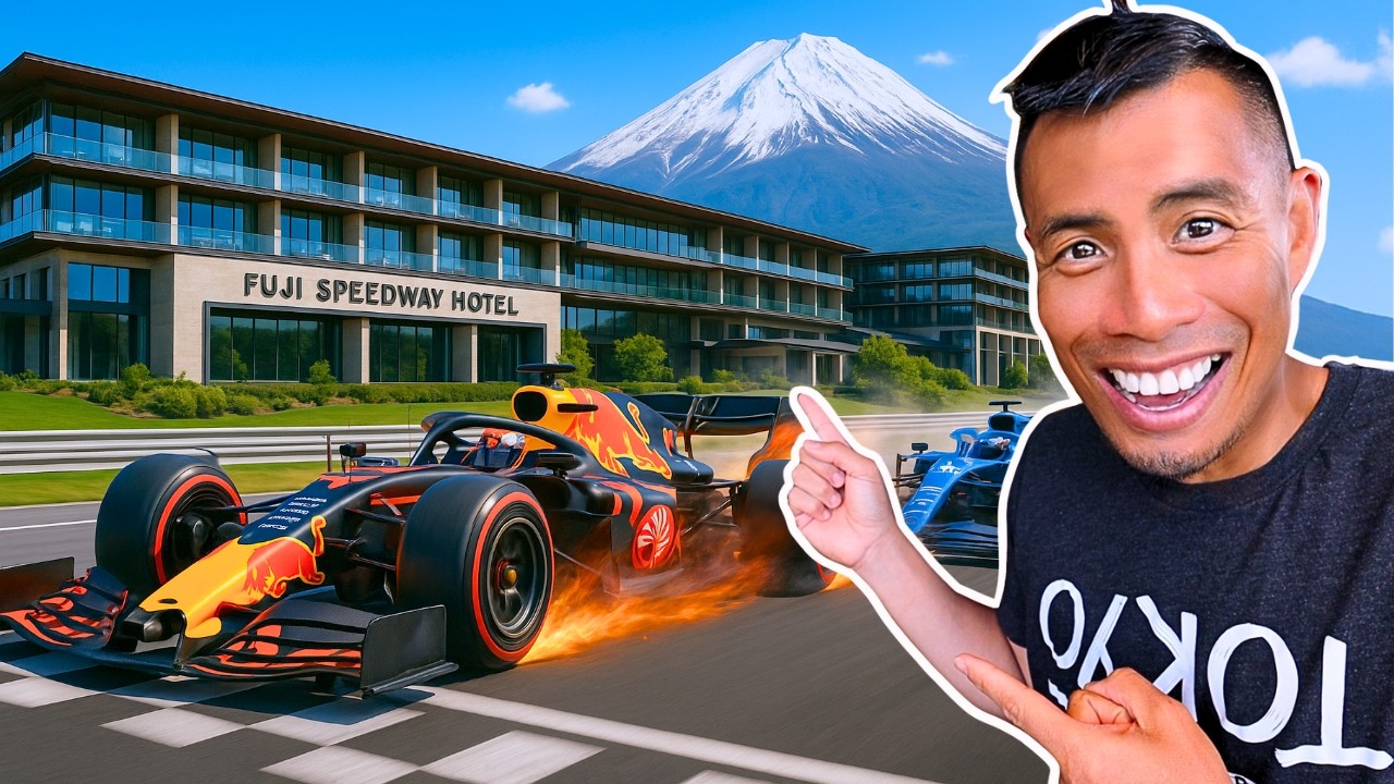 What a Car Racetrack Hotel in Japan is like