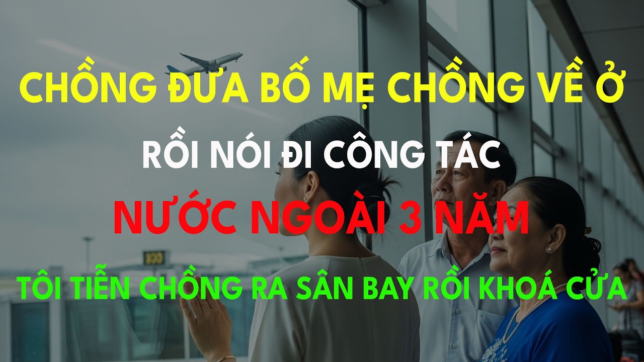 Chồng Đưa Bố Mẹ Chồng Về Ở Rồi Nói Đi Công Tác Nước Ngoài 3 Năm Tôi Tiễn Chồng Ra Sân Bay Rồi Khoá..