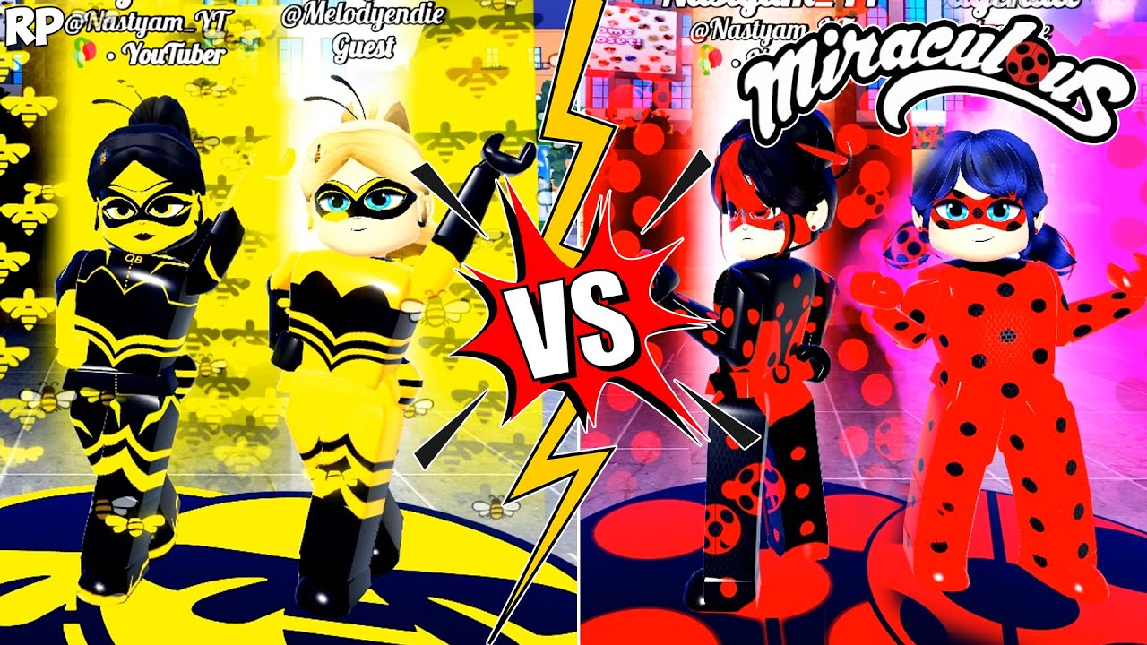 REVERSE VS ORIGINAL TRANSFORMATION (COMPARISON) NO PARIS THE HIDDEN JEWELS - MIRACULOUS ROBLOX!
