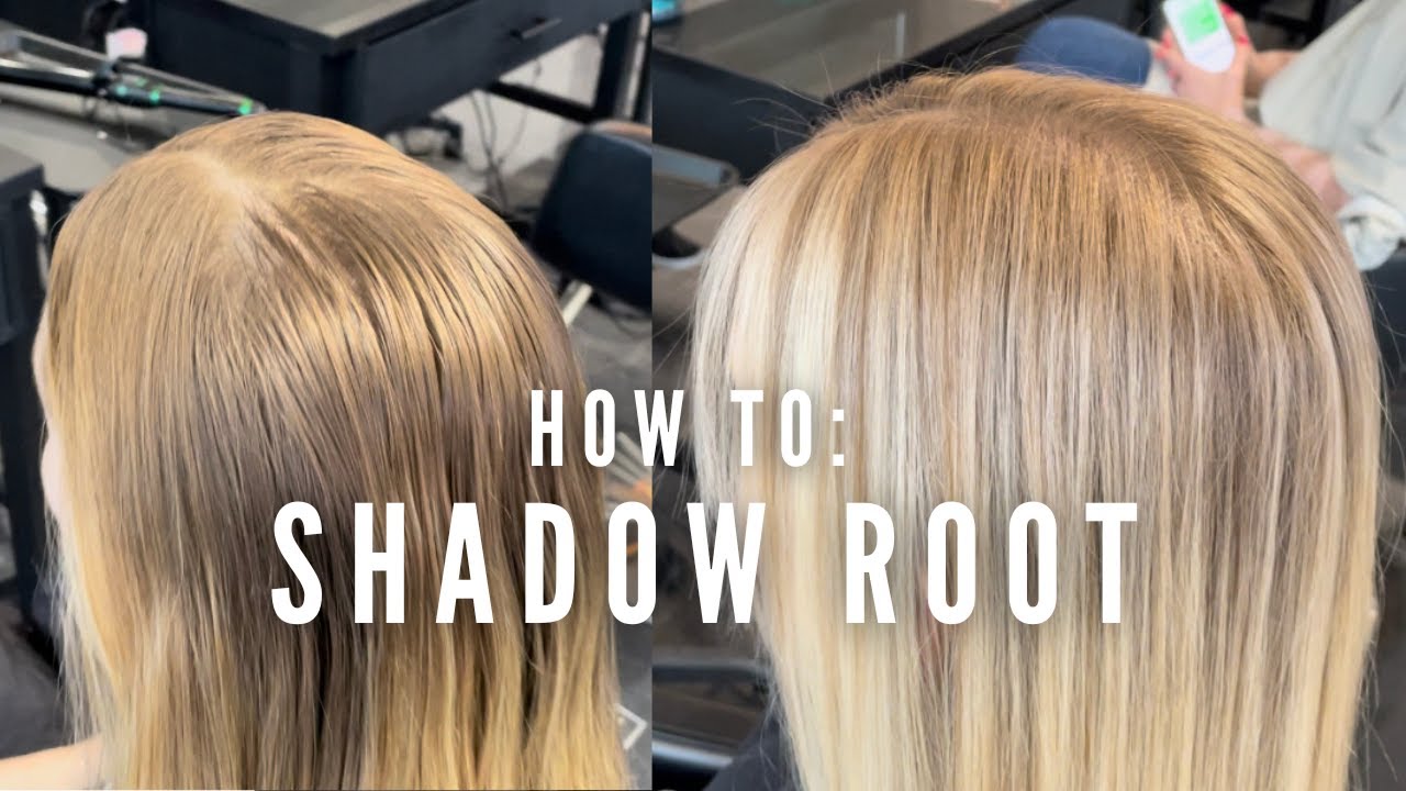 Как сделать Shadow Root — урок по нанесению теней на корни, размазыванию и каплевидному рисунку