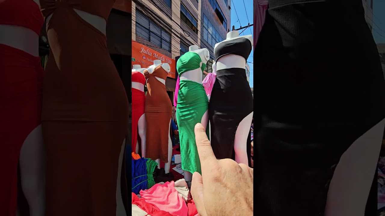 Vestidos Baratos feirinha do dia no Br&aacute;s em S&atilde;o Paulo