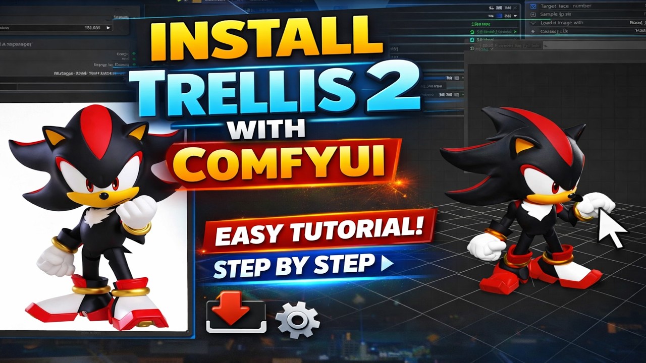 Создавайте 3D-модели с использованием ИИ! Установите Trellis 2 с ComfyUI (простой способ).