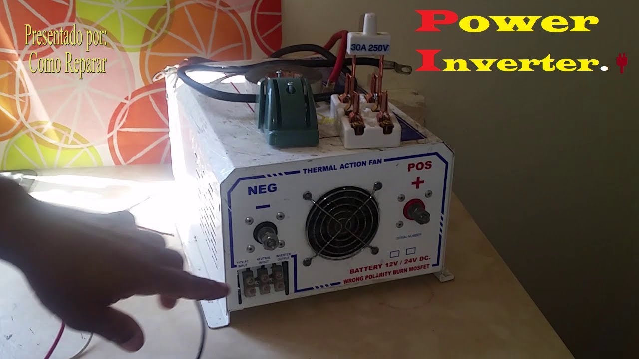 Inversor de corriente 12v a 110v.✅Power Inverter. 🔌Instalación de Inversores. 👍