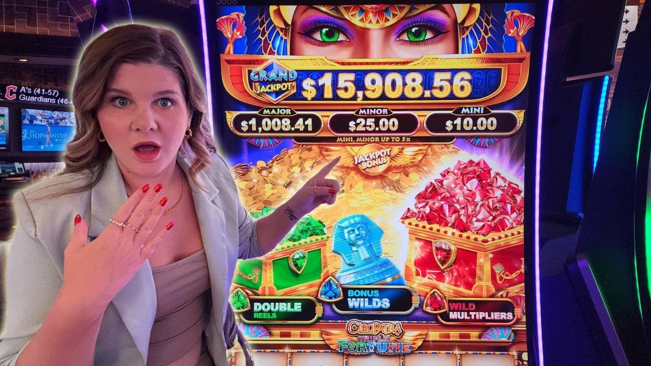 Max Betting the NEW Cleopatra Triple Fortune Slot!