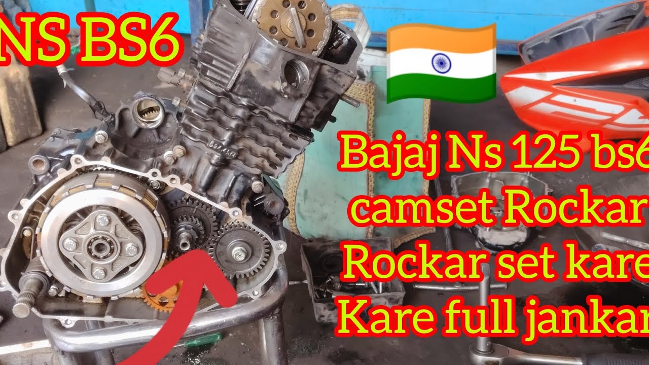 Bajaj Ns 125 how to install full clutch piston  timing valp #bajaj pulsar #ns125 bs6