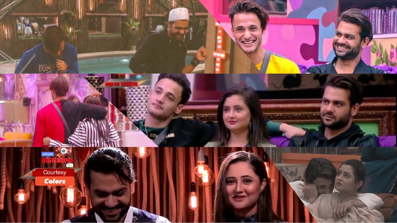 #Rashmi #Asim #Vishal Friendship in Bigg Boss 13