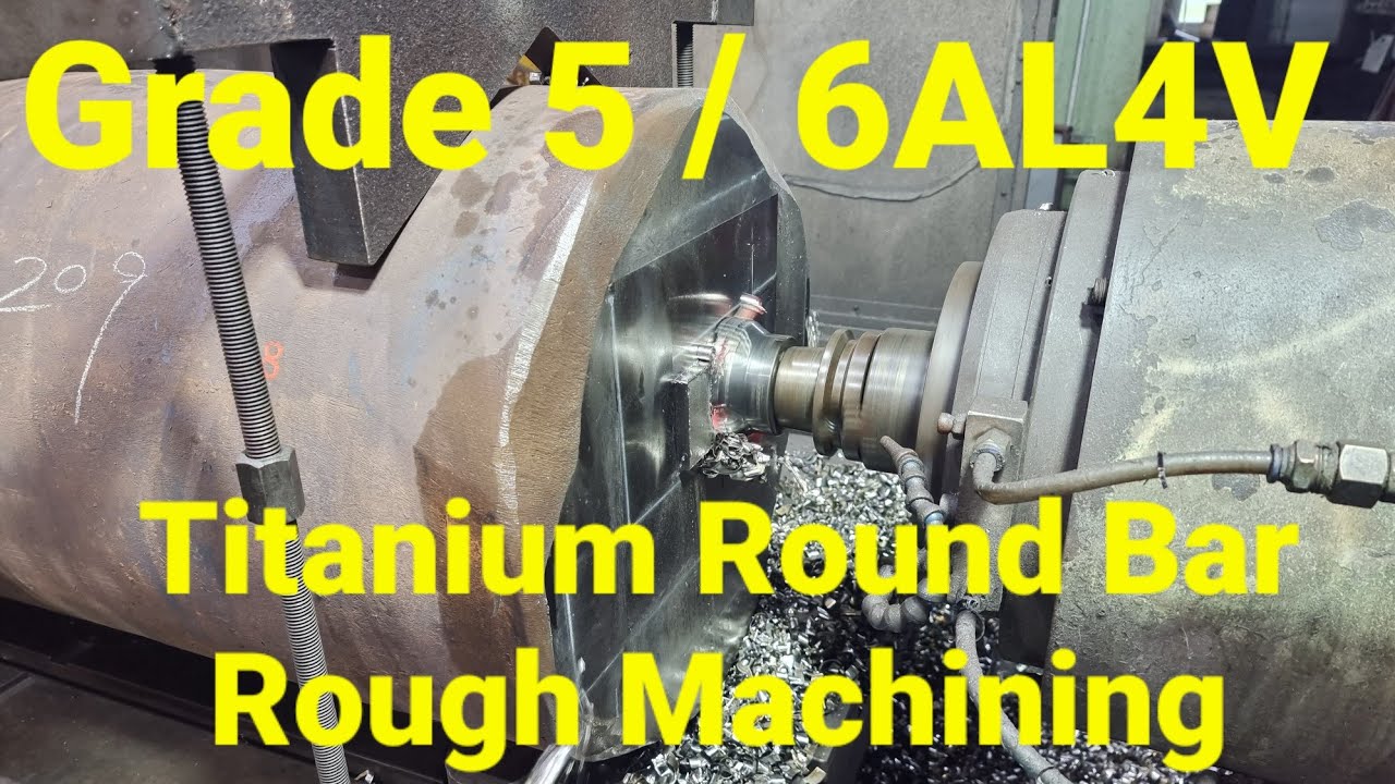 Forged Titanium GR5 Rough Machining - CNC Boring, CNC Milling,
