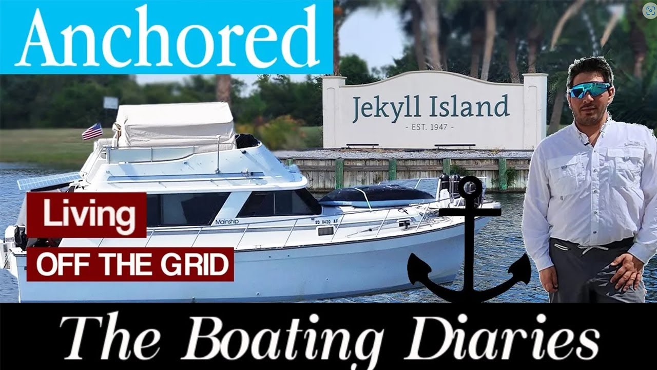 Anchoring My Boat At Jekyll Island,GA | Chad luckette