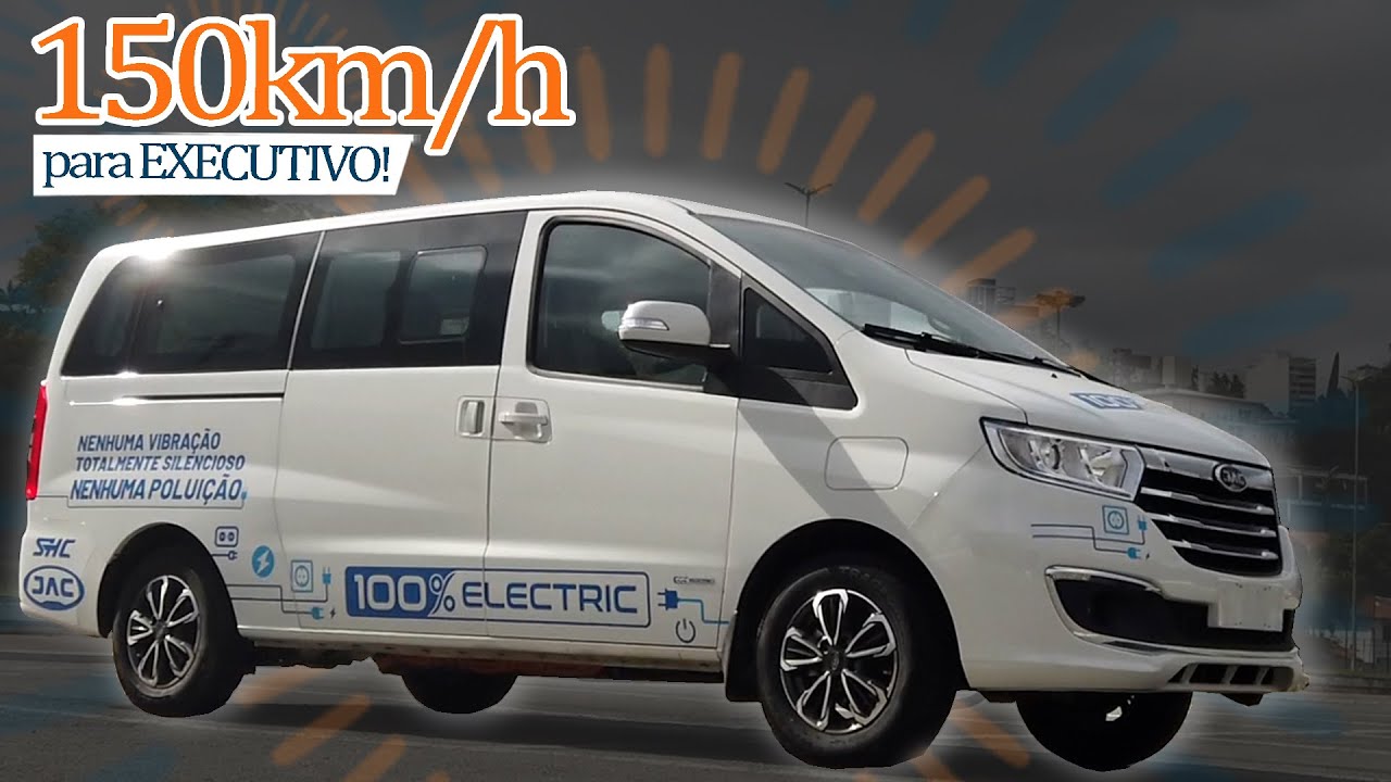 VAN 100% EL&Eacute;TRICA de alto desempenho atinge at&eacute; 150km/h e pode rodar 300km para transporte executivo